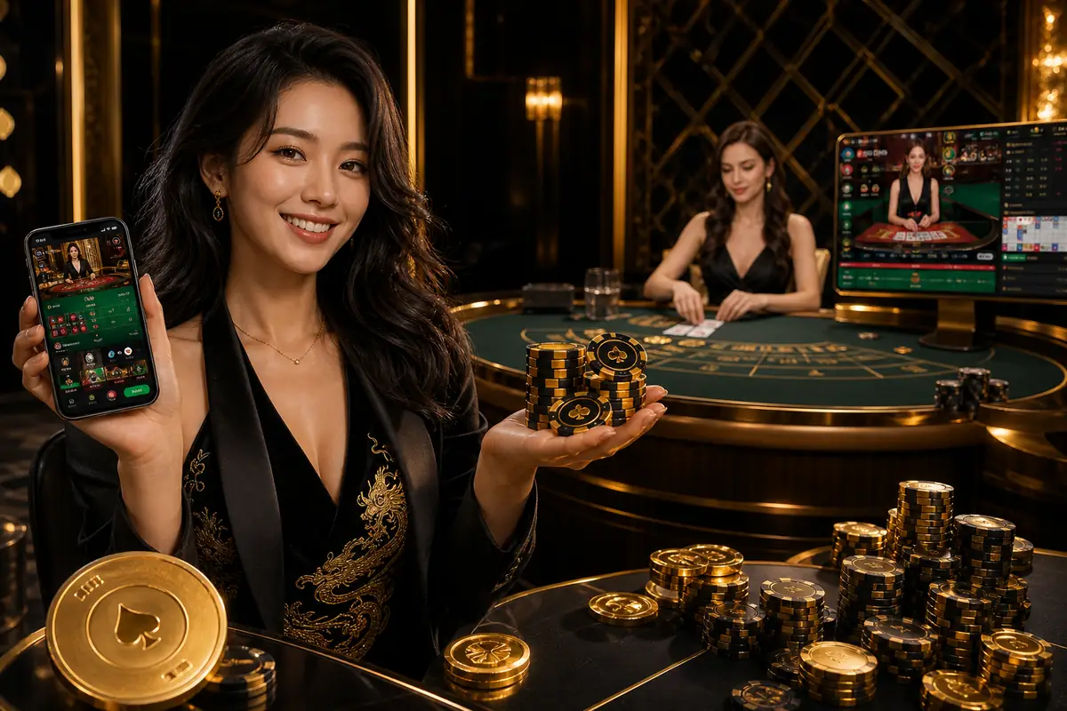 laju99 Casino meja live dealer baccarat